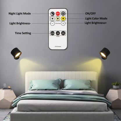 LAMPARA LED DE PARED 360 GRADOS