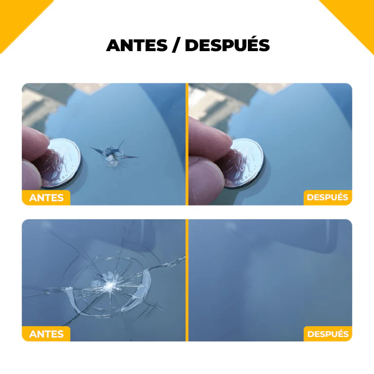 Kit GlassGuard™ - Repara todas las trizaduras en segundos