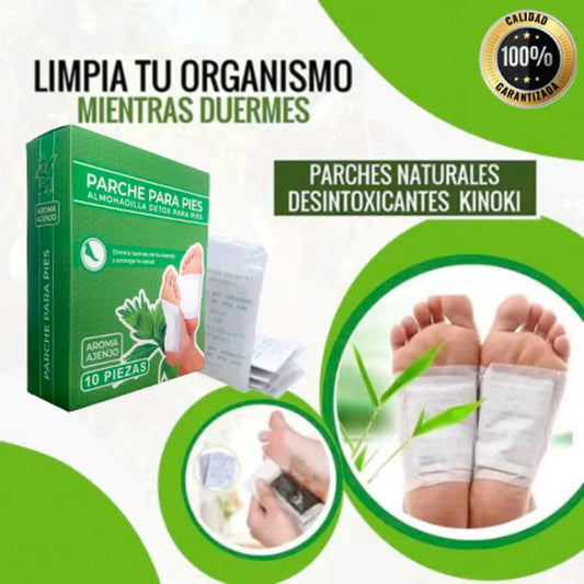 Kinoki ™ | Parches Detox Pack Premium X3 Para Pies - 30 Unidades