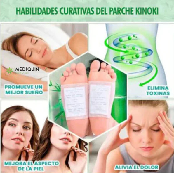 Kinoki ™ | Parches Detox Pack Premium X3 Para Pies - 30 Unidades